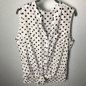 Pixley Tie Front Top